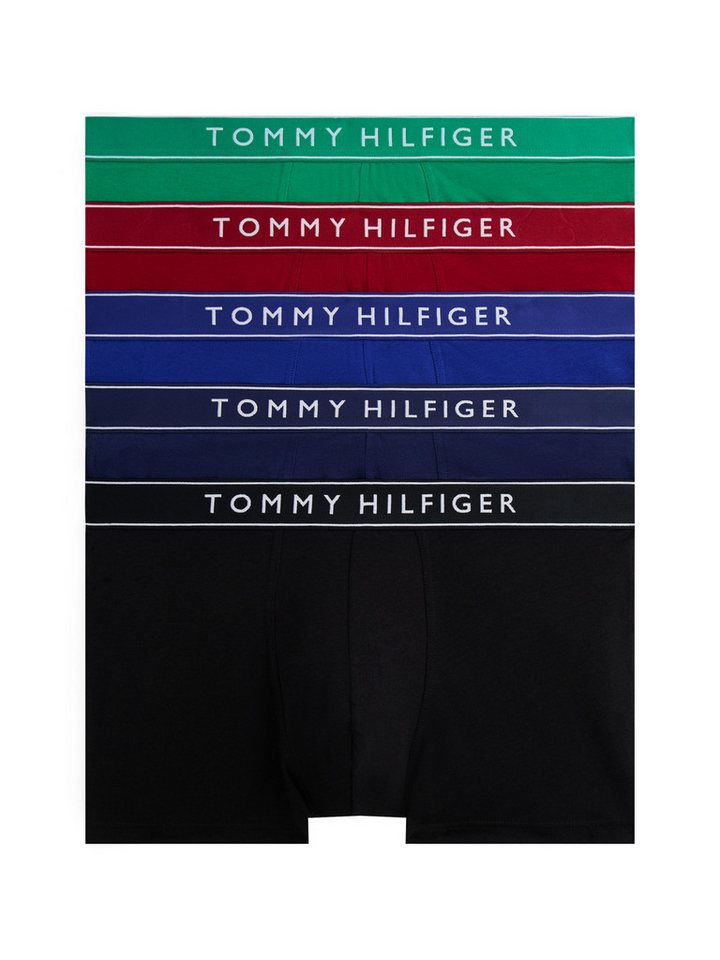 Tommy Hilfiger Underwear Trunk (Packung, 5-St) mit elastischem Bund, körpernahe Passform, kurze Form von Tommy Hilfiger Underwear