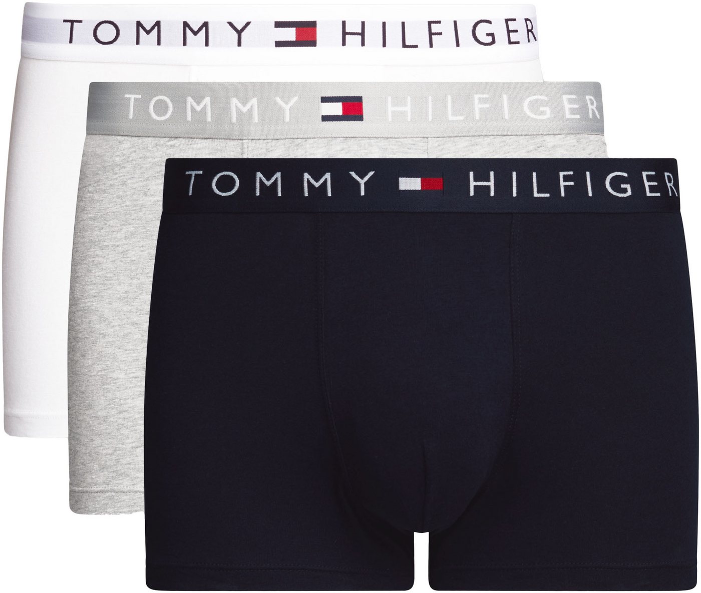 Tommy Hilfiger Underwear Trunk 3P TRUNK WB (Packung, 3-St., 3er) mit Tommy Hilfiger Logo-Elastikbund von Tommy Hilfiger Underwear