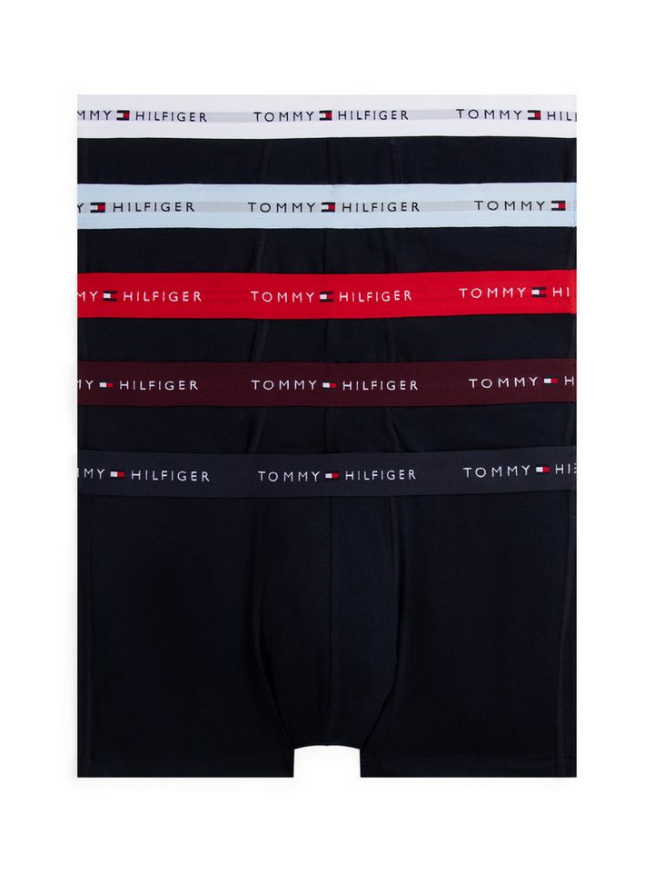 Tommy Hilfiger Underwear Trunk 5P TRUNK WB (Packung, 5-St., 5er) mit Tommy Hilfiger Logo-Elastikbund, Signature Kollektion von Tommy Hilfiger Underwear
