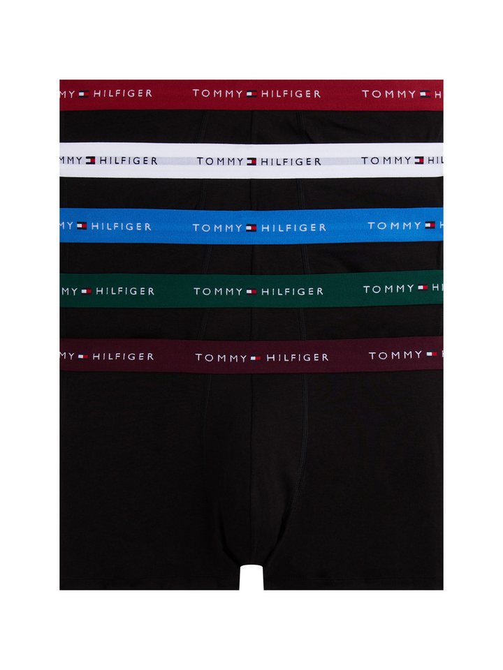 Tommy Hilfiger Underwear Trunk 5P TRUNK WB (Packung, 5-St., 5er) mit Tommy Hilfiger Logo-Elastikbund, Signature Kollektion von Tommy Hilfiger Underwear