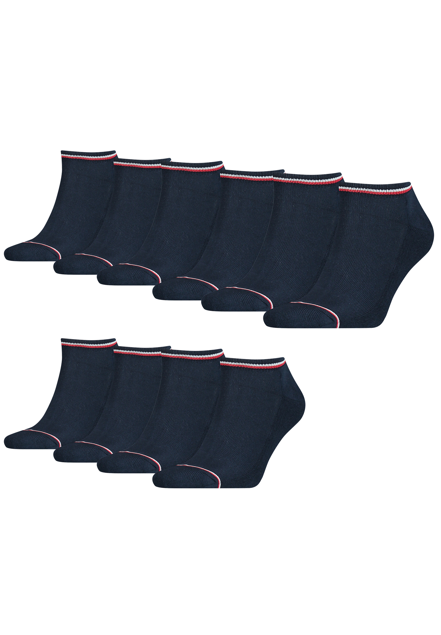 10 Paar TOMMY HILFIGER Herren ICONIC SNEAKER Gr. 39 - 49 Sneaker Socken von Tommy Hilfiger