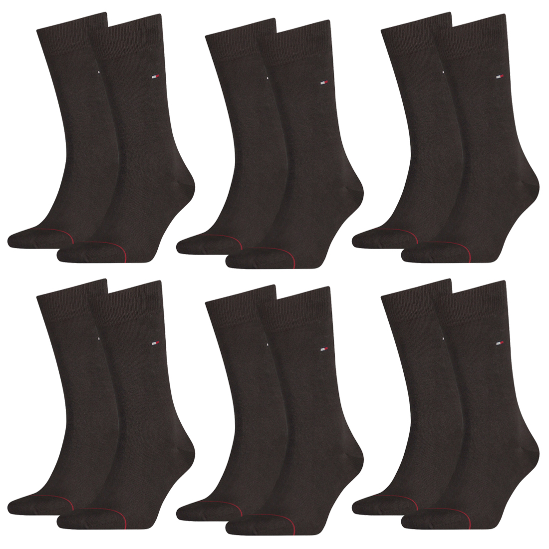 12 Paar TOMMY HILFIGER Classic Socken Gr. 39 - 49 Herren Business Socken von Tommy Hilfiger