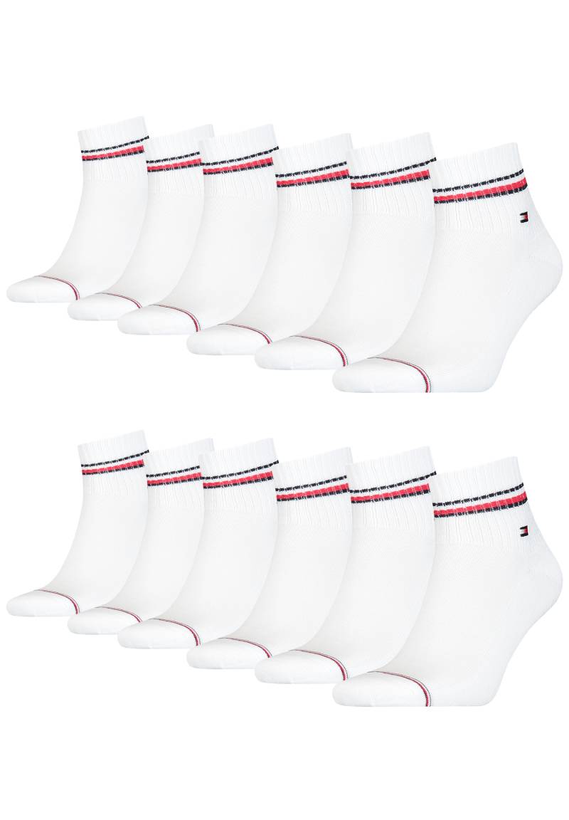 12 Paar TOMMY HILFIGER Herren ICONIC QUARTER Gr. 39 - 49 Sneaker Socken von Tommy Hilfiger