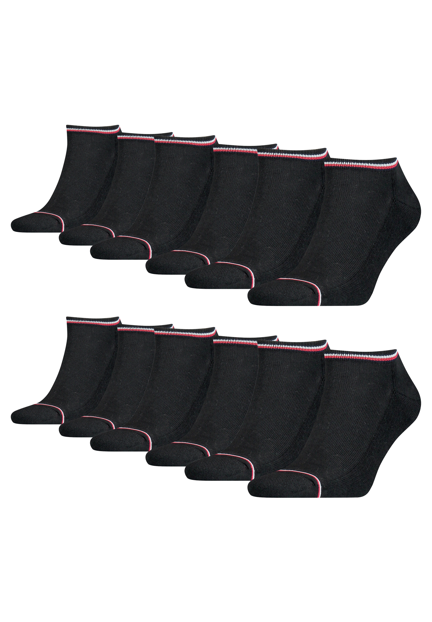 12 Paar TOMMY HILFIGER Herren ICONIC SNEAKER Gr. 39 - 49 Sneaker Socken von Tommy Hilfiger