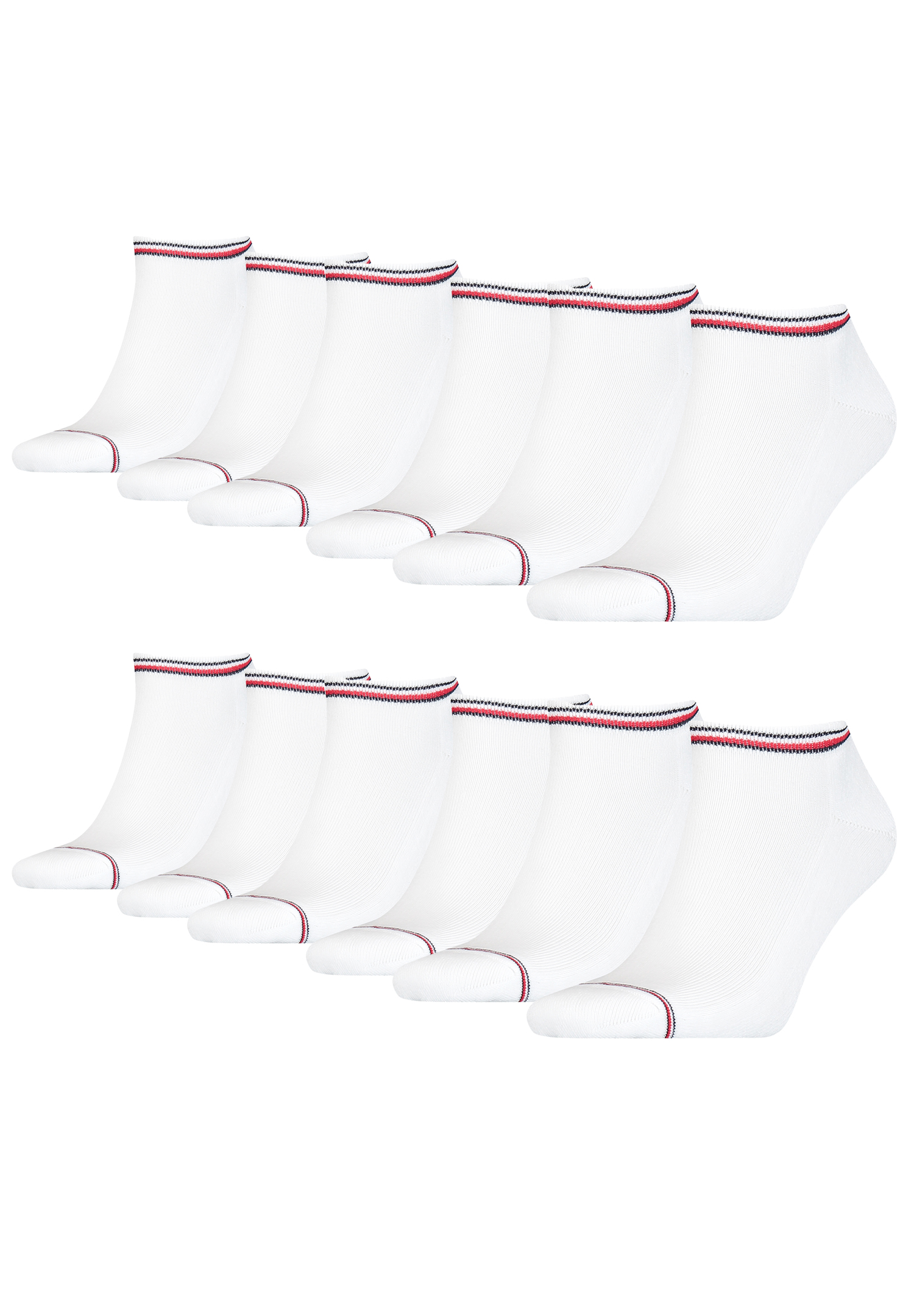 12 Paar TOMMY HILFIGER Herren ICONIC SNEAKER Gr. 39 - 49 Sneaker Socken von Tommy Hilfiger