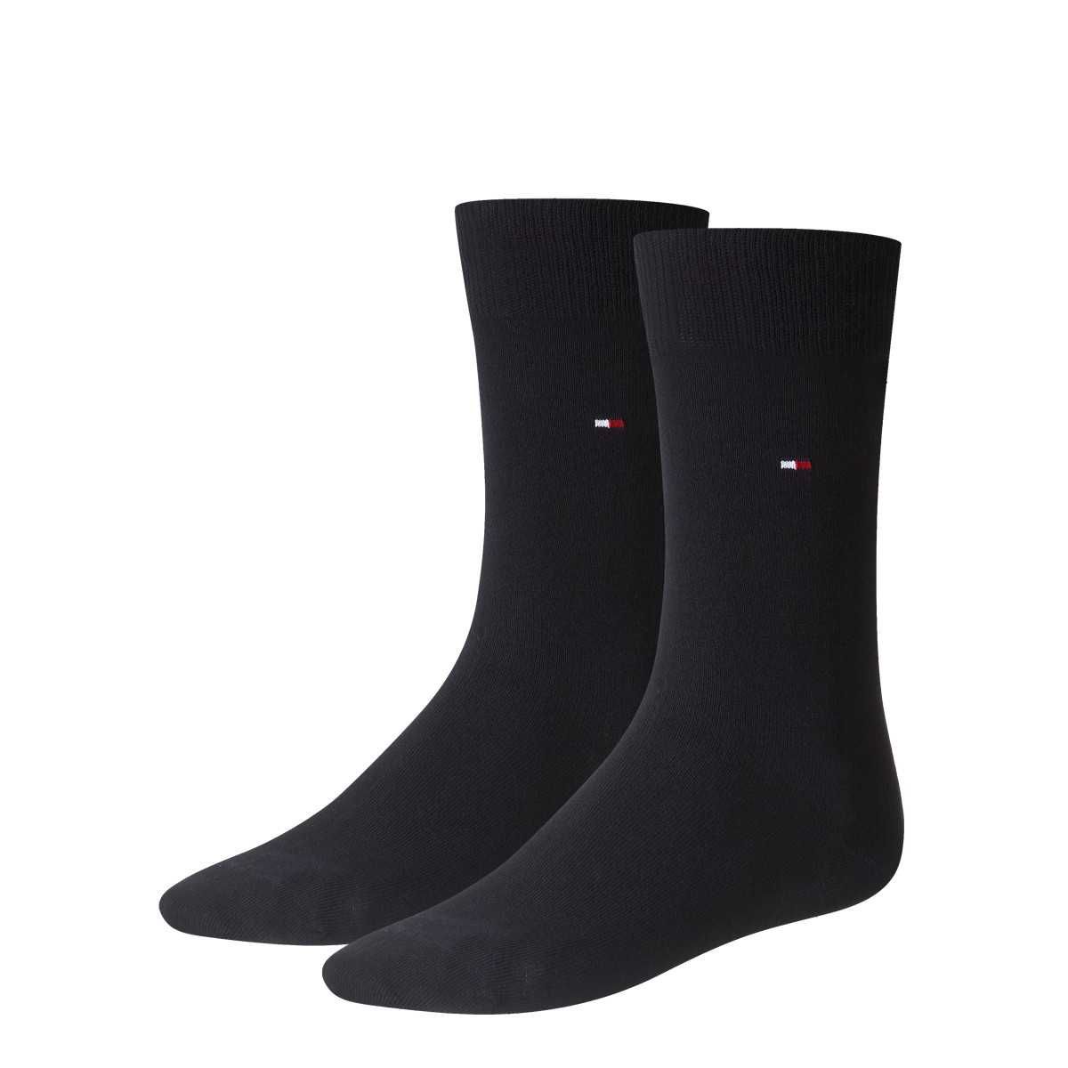2 Paar TOMMY HILFIGER Herren Classic Socken Gr. 39 - 49 Business Socken M, 322 - dark navy von Tommy Hilfiger