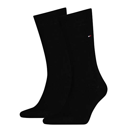 4 Paar Tommy Hilfiger Classic Herrensocken im Vorteilspack, Gr. 39/42, Schwarz von Tommy Hilfiger