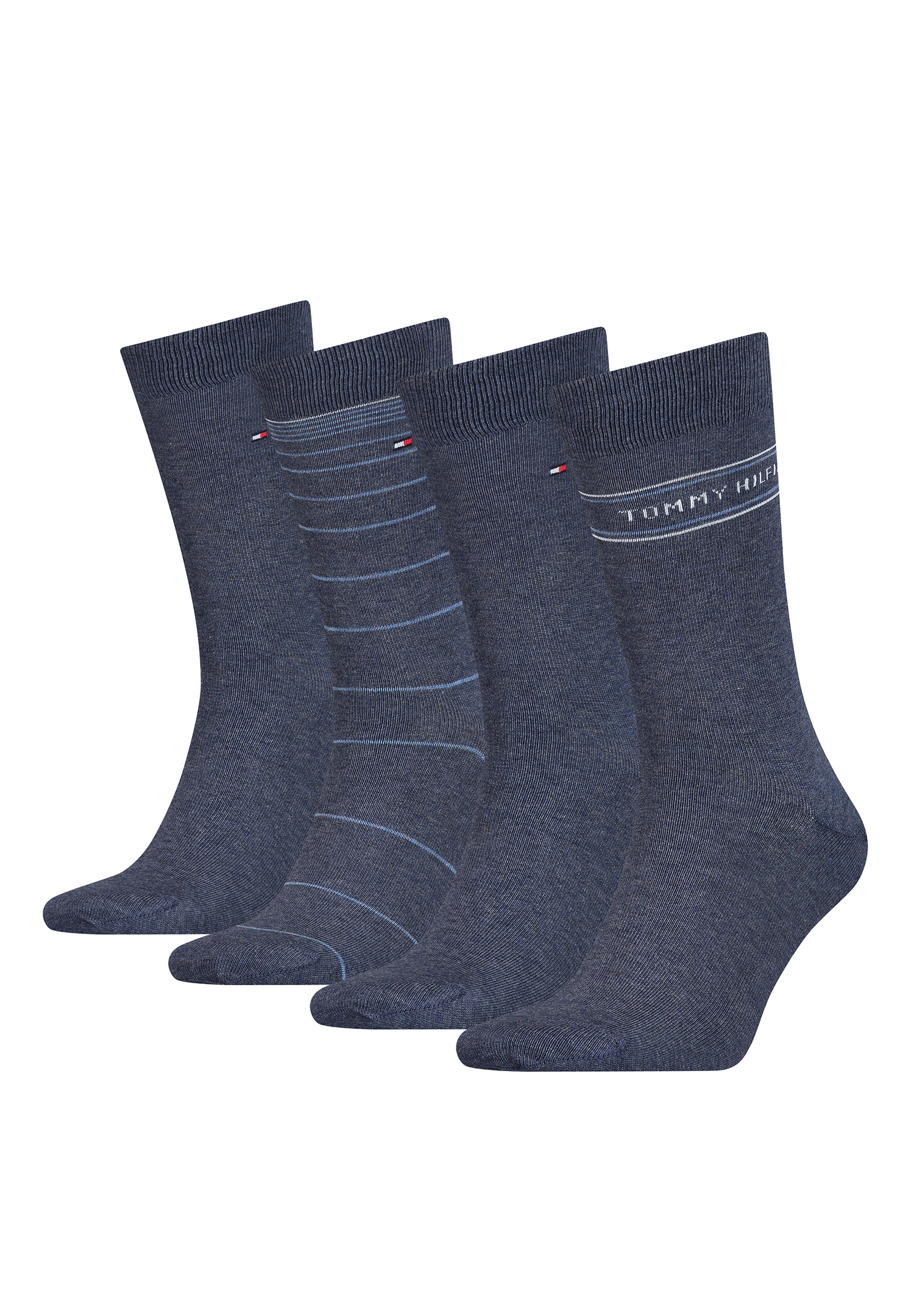 4 Paar Tommy Hilfiger Herren TH Men Giftbox 4P Gr. 39 - 46 Business Socken Gesch... von Tommy Hilfiger