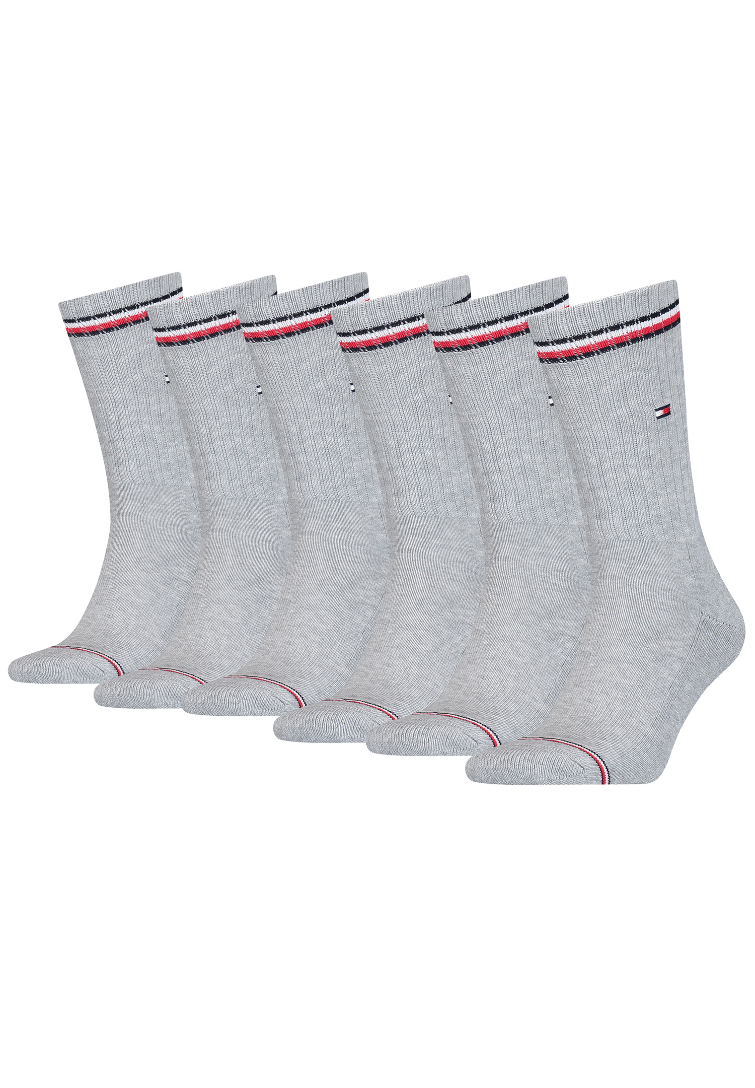6 Paar TOMMY HILFIGER Herren ICONIC Socken Gr. 39 - 49 Tennis Socken von Tommy Hilfiger
