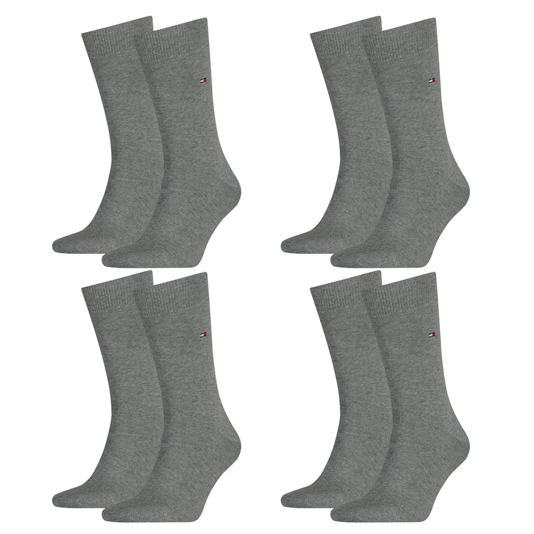8 Paar TOMMY HILFIGER Classic Socken Gr. 39 - 49 Herren Business Socken von Tommy Hilfiger