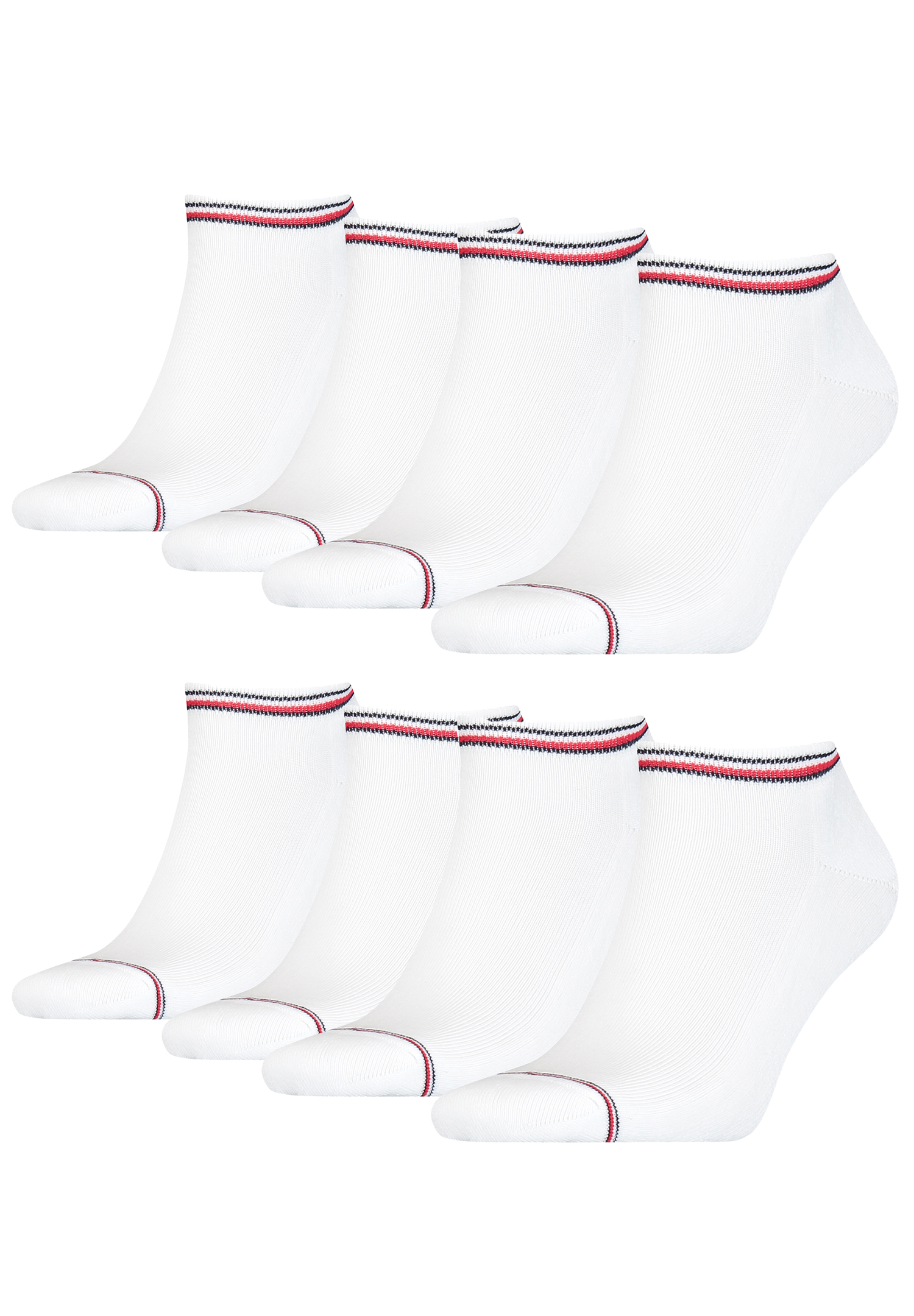 8 Paar TOMMY HILFIGER Herren ICONIC SNEAKER Gr. 39 - 49 Sneaker Socken von Tommy Hilfiger