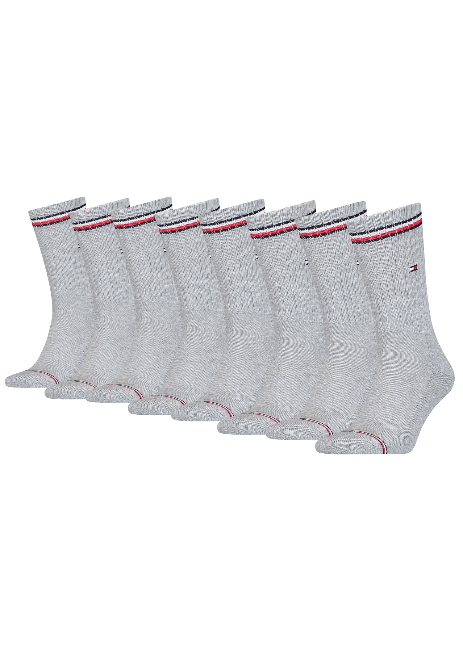8 Paar TOMMY HILFIGER Herren ICONIC Socken Gr. 39 - 49 Tennis Socken von Tommy Hilfiger