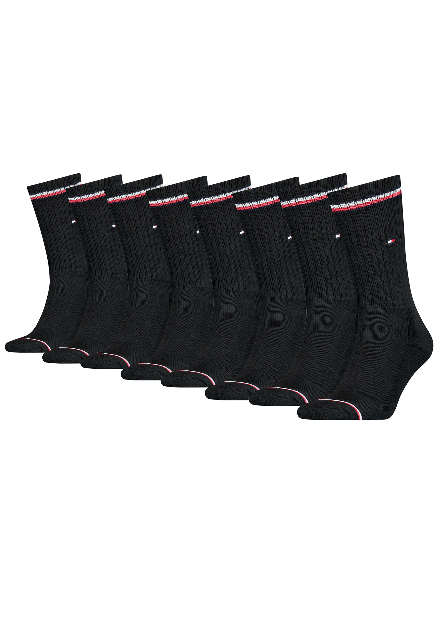 8 Paar TOMMY HILFIGER Herren ICONIC Socken Gr. 39 - 49 Tennis Socken von Tommy Hilfiger