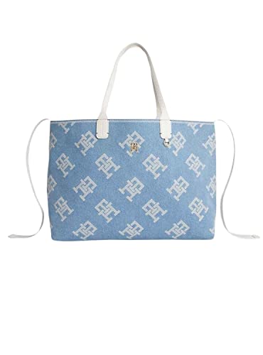 Calvin Klein Iconic Tommy Tote So, blau(cddenimmono), Gr. - von Tommy Hilfiger