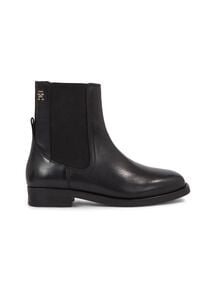 Damen Chelsea Boots ELEVATED ESSENTIAL aus Leder mit Thermofutter von Tommy Hilfiger