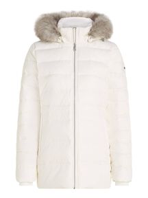 Damen Daunenjacke mit Kapuze TYRA DOWN JACKET WITH FUR von Tommy Hilfiger