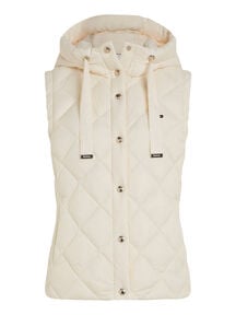 Damen Daunenweste mit Kapuze CLASSIC LW DOWN QUILTED VEST von Tommy Hilfiger