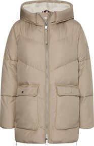 Damen Steppmantel CHEVRON SORONA TEDDY LINED COAT von Tommy Hilfiger