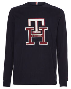 Herren Langarmshirt LUX MONOGRAM LONGSLEEVE von Tommy Hilfiger