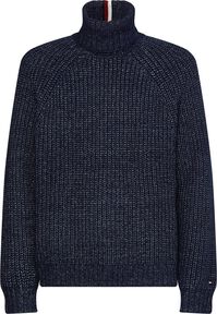 Herren Rollkragenpullover 2-TONE CHUNKY mit Wolle von Tommy Hilfiger