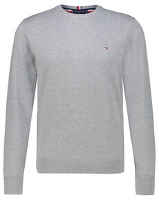 Herren Strickpullover Rundhals Baumwolle/Kaschmir Regular Fit von Tommy Hilfiger