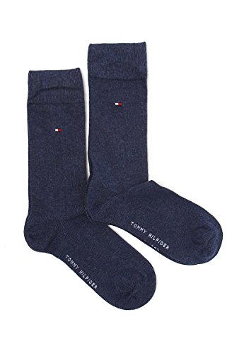 TOMMY HILFIGER Herrensocken Doppelpack navy Größe 39-42 von Tommy Hilfiger