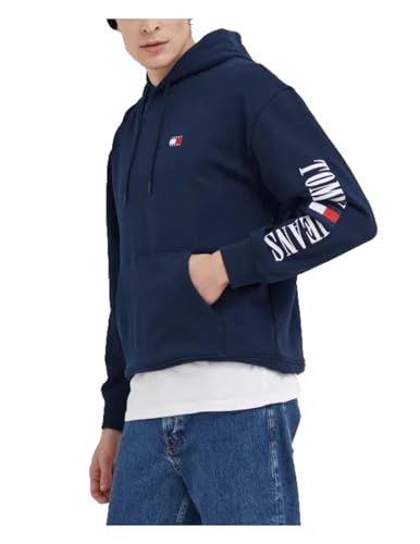 Sweatshirt Archive 2 Hoodie Tommy Jeans, blau, Large von Tommy Hilfiger