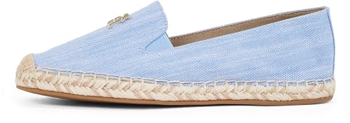 Tommy Hilfiger Damen Espadrilles Chambray mit Logo, Blau (Blue Spell), 41 von TOMMY HILFIGER