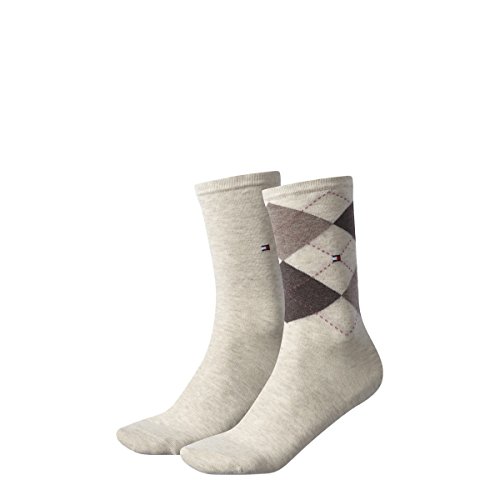 Tommy Hilfiger Damen Socken Check Casual Socken 4er Pack von Tommy Hilfiger