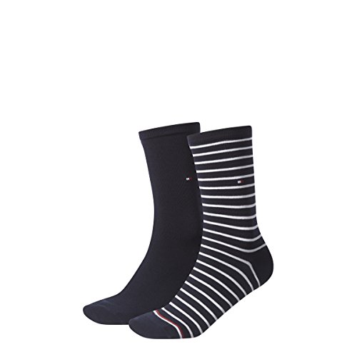 TOMMY HILFIGER Damen Socken Small Stripe Casual Socken 8er Pack von Tommy Hilfiger