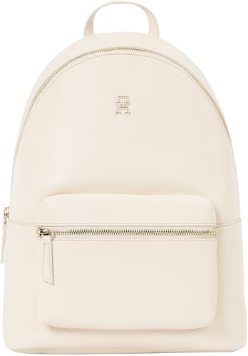 Tommy Hilfiger Damen Rucksack Logotape Elegant, Beige (Sugarcane), Einheitsgröße von TOMMY HILFIGER
