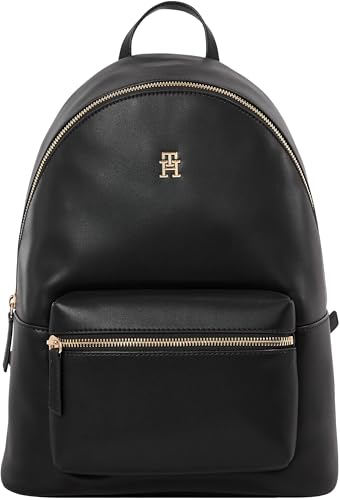 Tommy Hilfiger Damen Rucksack Logotape Elegant, Schwarz (Black), Einheitsgröße von Tommy Hilfiger