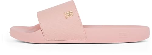 Tommy Hilfiger Damen Badeschuhe Monogram Elegant, Rosa (Foggy Pink), 40 von Tommy Hilfiger