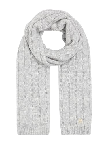 Tommy Hilfiger Damen TH Timeless Scarf AW0AW15351 Schals, Grau (Medium Grey Heather), OS von Tommy Hilfiger