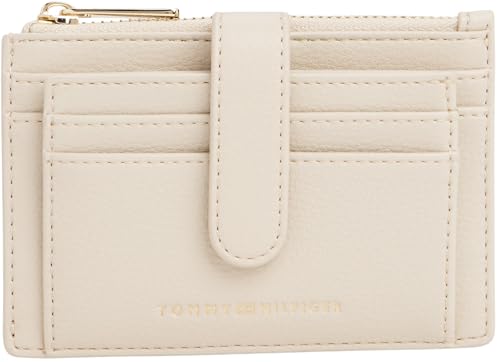 TOMMY HILFIGER Damen Th Flag Cc Holder Aw0aw18027 Kartenhalter, Beige (Classic Beige) von Tommy Hilfiger