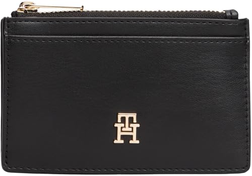 TOMMY HILFIGER Damen Th Icon Long Cc Holder Aw0aw17735 Kartenhalter, Black (Black) von Tommy Hilfiger