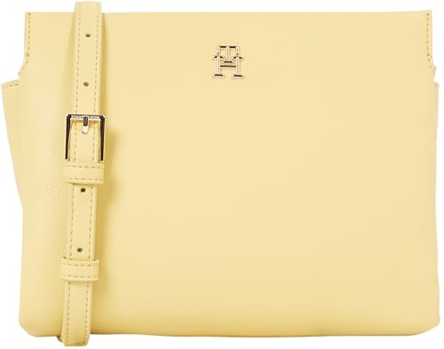 Tommy Hilfiger Damen Crossbody Bag Tasche Legacy Mini mit Tragegriff, Gelb (Meringue), Einheitsgröße Tommy Hilfiger Damen Crossbody Bag Tasche Legacy Mini mit Tragegriff, Gelb (Meringue), Einheitsgröße von TOMMY HILFIGER
