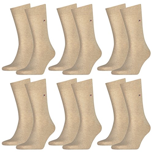 TOMMY HILFIGER Herren Classic Casual Business Socken 12er Pack (Beige, 43-46) von Tommy Hilfiger