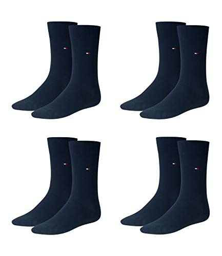 TOMMY HILFIGER Herren Classic Casual Business Socken 4er Pack dark navy / dark navy 322 - 43/46 von Tommy Hilfiger