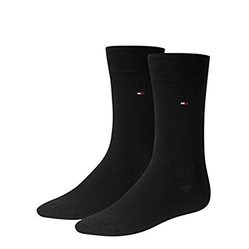 TOMMY HILFIGER Herren Classic Casual Business Socken 6er Pack, 6 Paar,mt (39 - 42, Schwarz) von Tommy Hilfiger