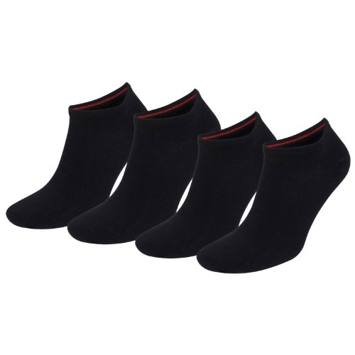 Tommy Hilfiger Herren Knöchelsocken (2er Pack), Black, 9-11 von Tommy Hilfiger