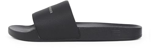 Tommy Hilfiger Herren Badeschuhe Nyc Elegant, Schwarz (Black), 45 von Tommy Hilfiger