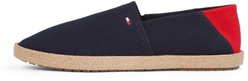 Tommy Hilfiger Espadrille Core Textile Slipper Blau von Tommy Hilfiger