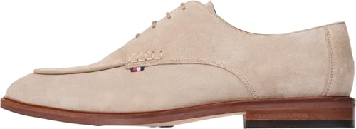 Tommy Hilfiger Herren Derby Schuhe Thunit aus Wildleder, Beige (Beige), 40 von Tommy Hilfiger