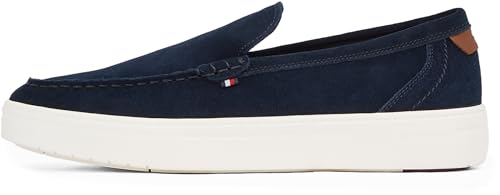 Tommy Hilfiger Herren Loafer Modern Light Hybrid aus Wildleder, Blau (Desert Sky), 46 von Tommy Hilfiger