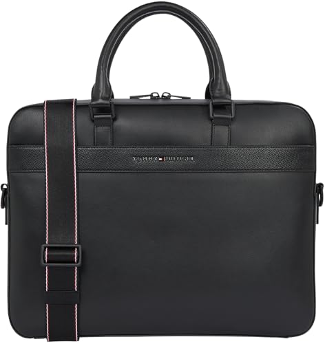 Tommy Hilfiger Herren Laptoptasche Corp Elegant, Schwarz (Black), Einheitsgröße von Tommy Hilfiger