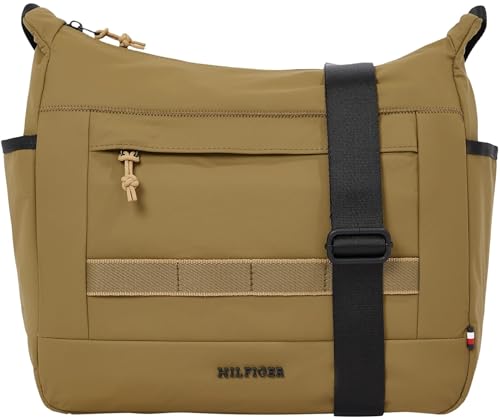 Tommy Hilfiger Herren Umhängetasche Colour Messenger Groß, Beige (Sandalwood), Einheitsgröße von Tommy Hilfiger