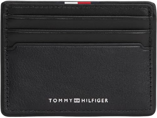 TOMMY HILFIGER Herren Th Corp Cc Holder Am0am13738 Kartenhalter, Black (Black) von Tommy Hilfiger