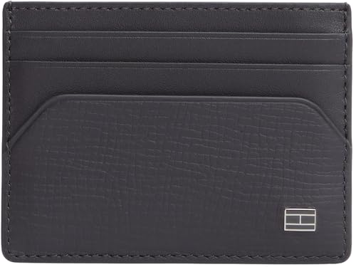 TOMMY HILFIGER Herren Th Flag Cc Holder Am0am13707 Kartenhalter, Grey (Charcoal Gray) von Tommy Hilfiger