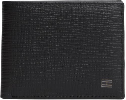 TOMMY HILFIGER Herren Th Flag Mini Cc Wallet Am0am13708 Faltbare Brieftasche, Black (Black) von Tommy Hilfiger
